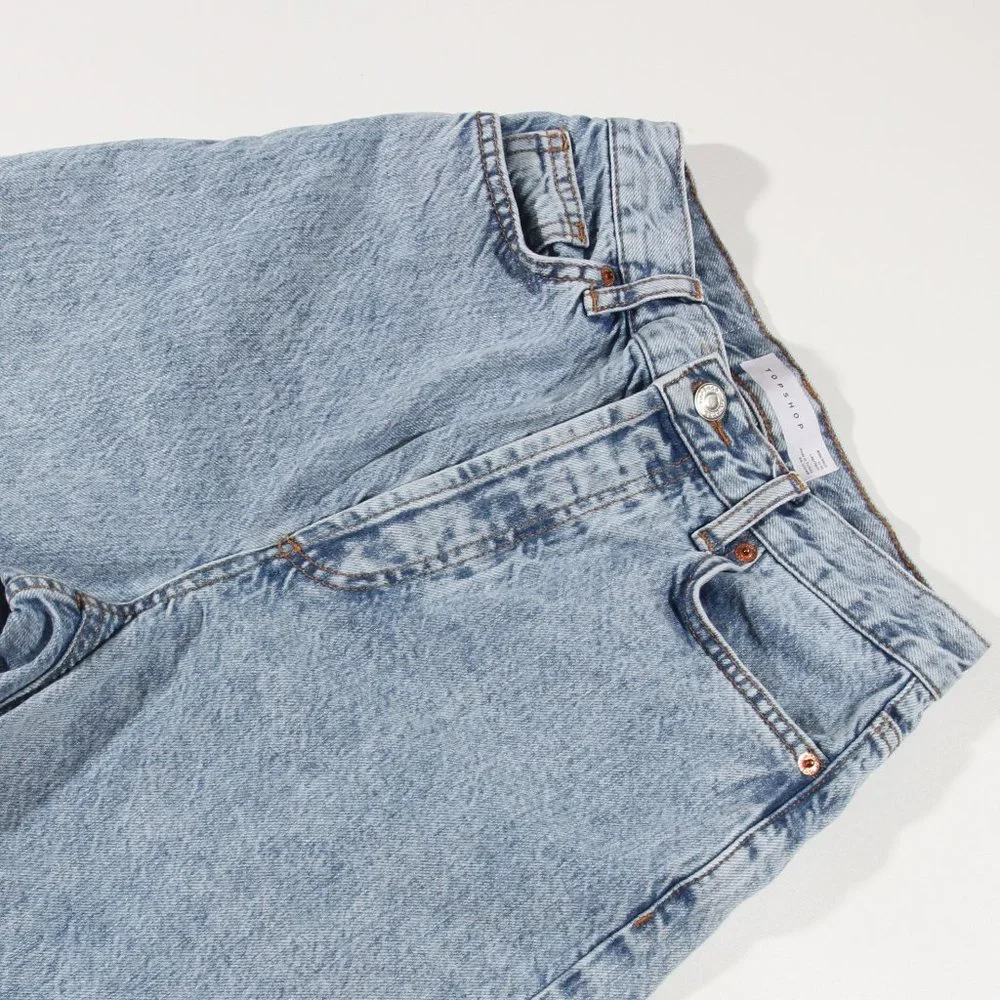 Topshop Ovoid Crop Moto Jeans - Picture 6 of 14